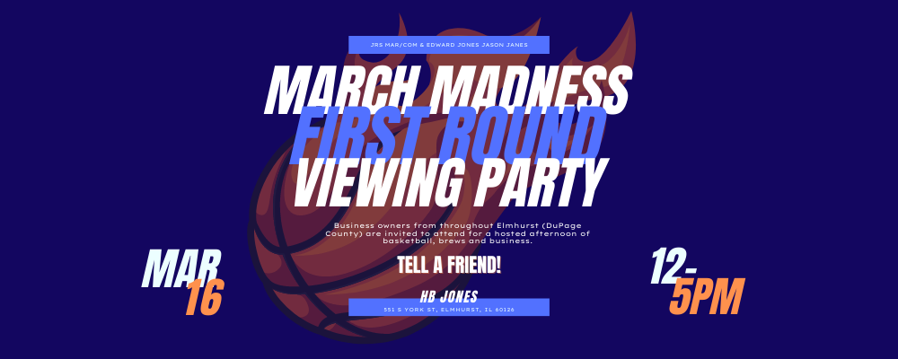 JRS Mar/Com & Edward Jones Jason Janes Tip Off March Madness at Basketball, Brews & Business